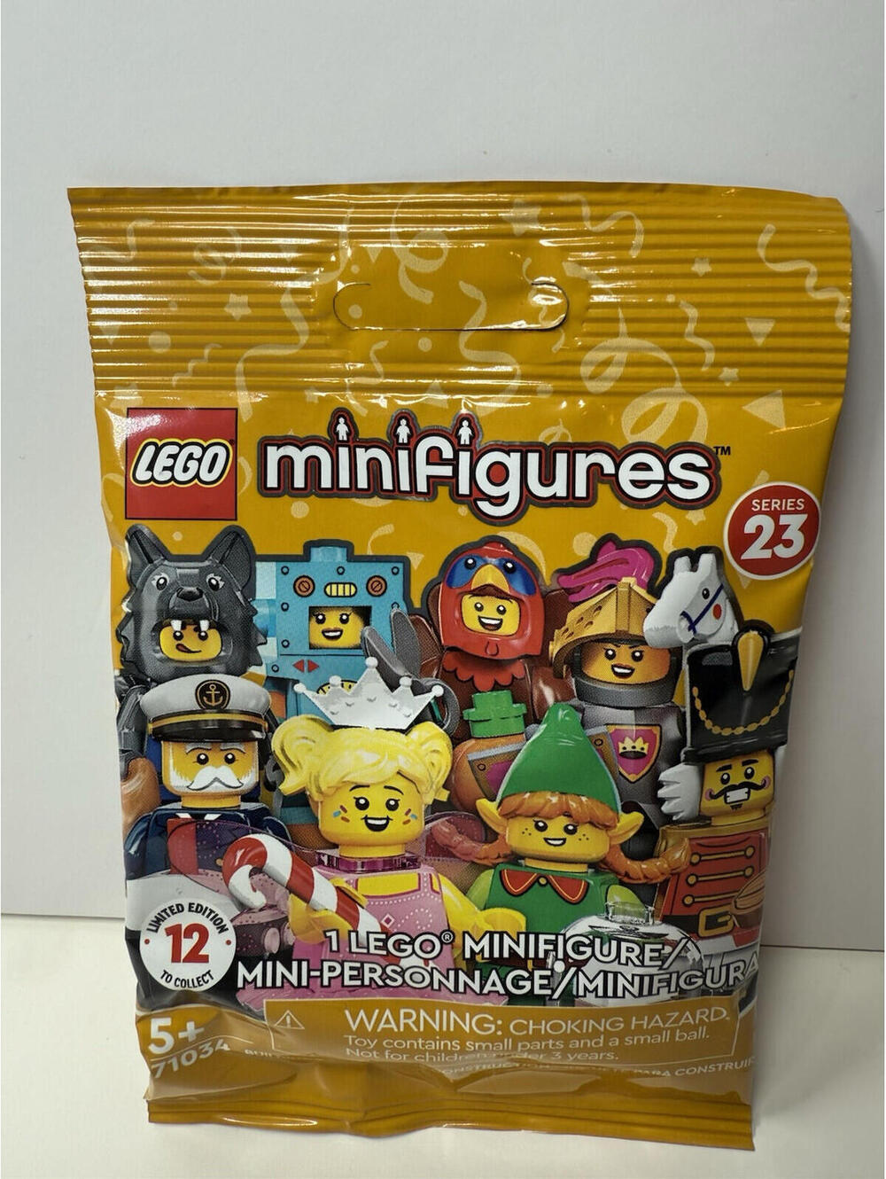 LEGO MiniFigure Blind Polybag Mystery Bag Series 23 71034 New Sealed Qty 1